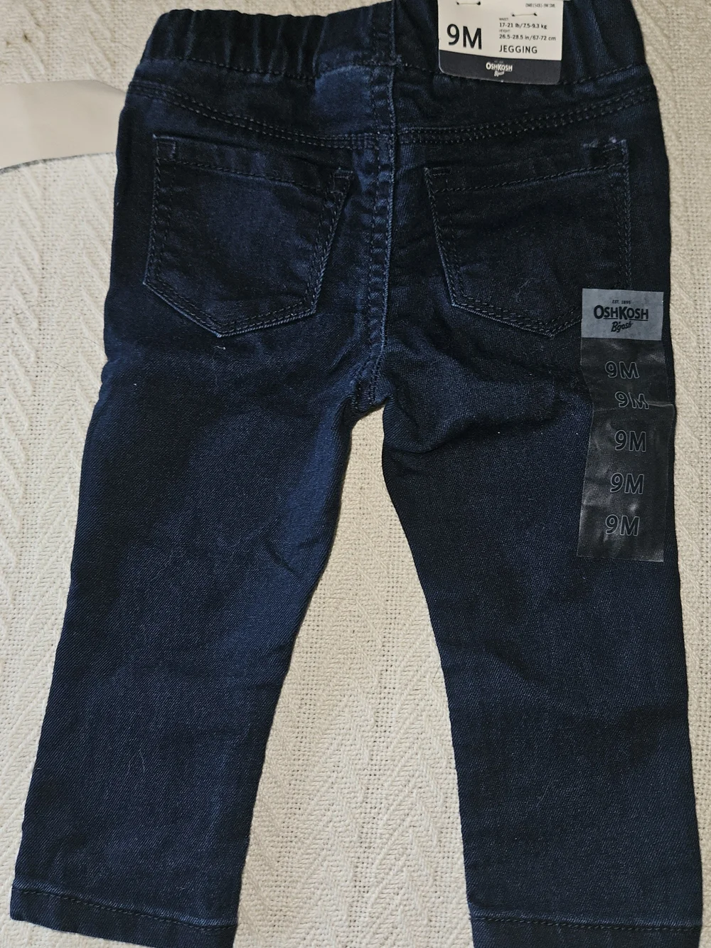 OshKosh B'gosh Dark Blue Stretch Jeans for Baby